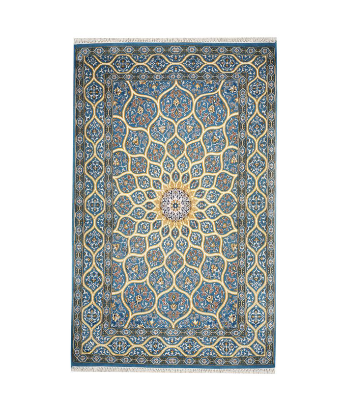 فرش ذرع ونیم اصفهان کد ru368